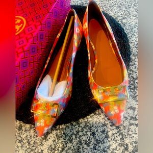 Tory Burch pointedly toe flat